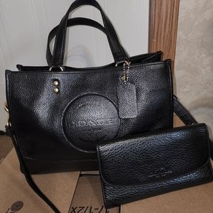 Coach Dempsey carryall with patch tote bag & Wallet. C2004